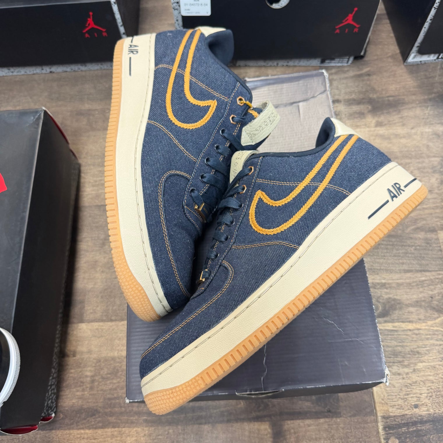Premium Denim Nike Air Force 1 Low (USED)