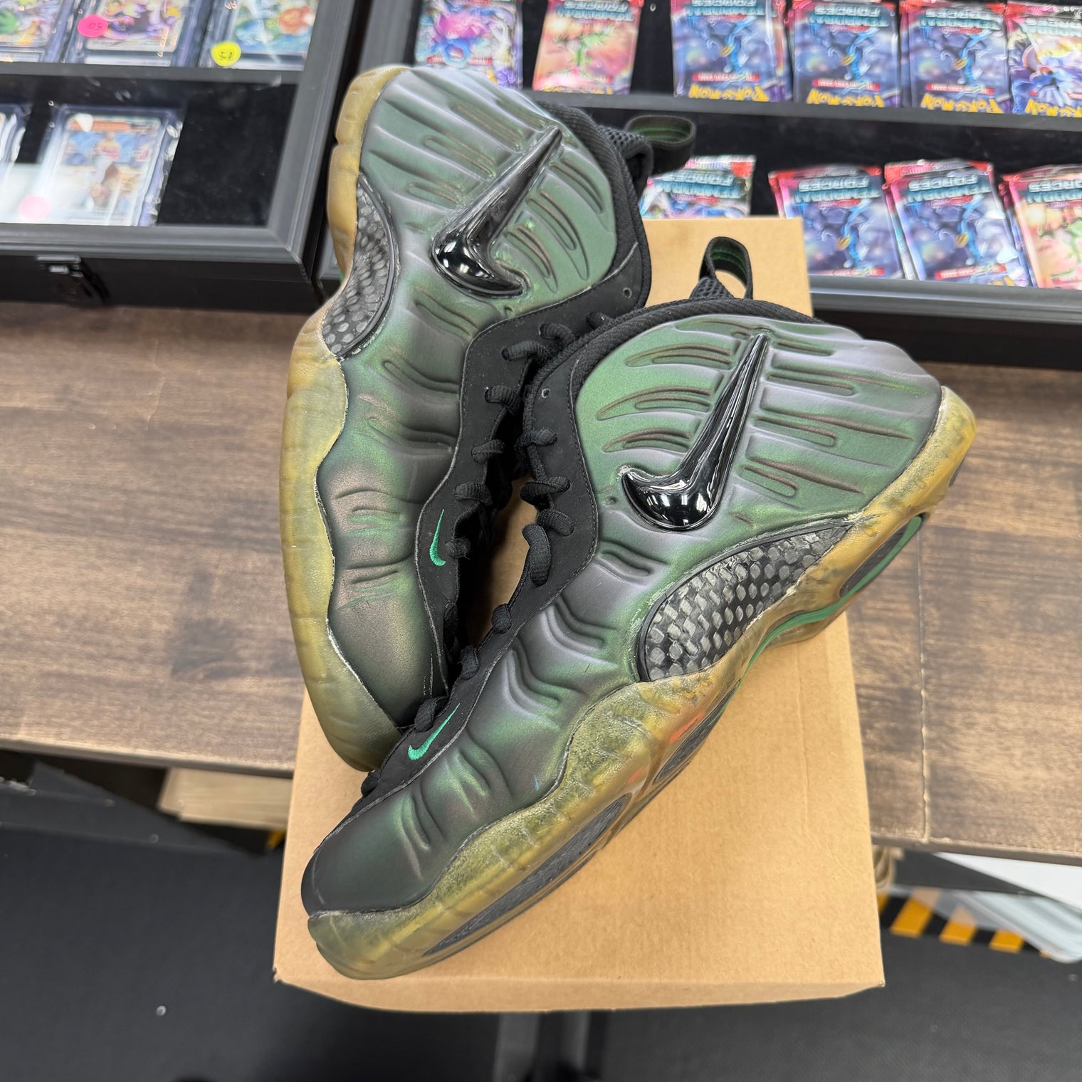 Pine Green Nike Air Foamposite Pro (USED, No Insoles, No Box)