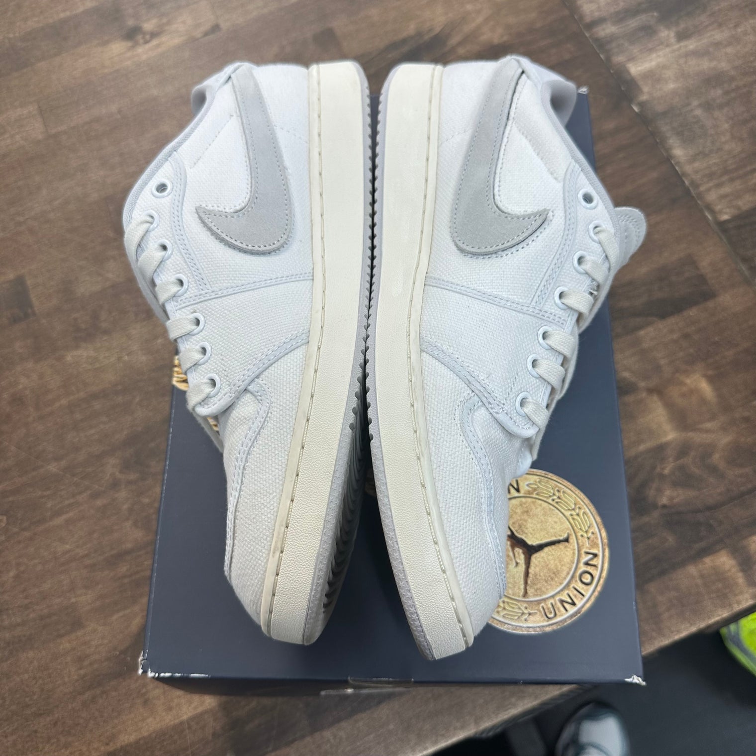 Union White Canvas AJKO Low SP (USED)