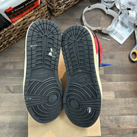 Jordan 1 Mid SE Fearless Blue the Great (US 9.5) (USED, No Box)