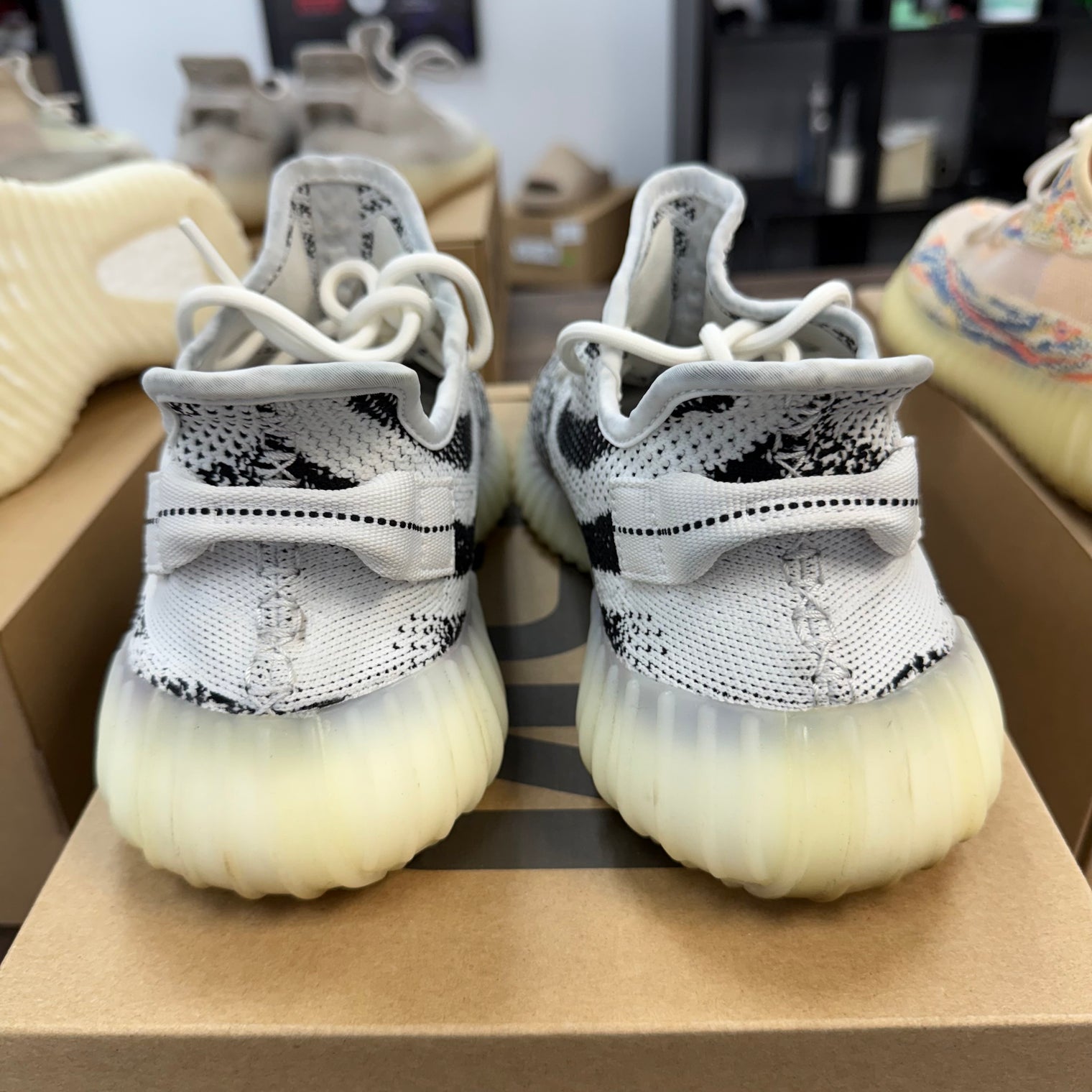 Zebra Yeezy 350 (USED)