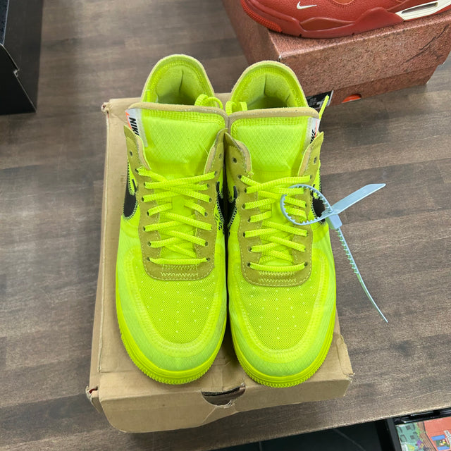 Volt Off-White Nike Air Force 1 Low (USED)