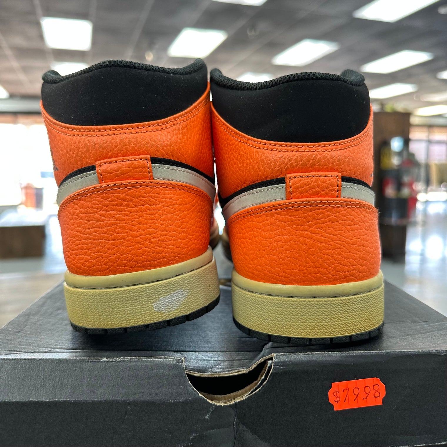 Jordan 1 Mid Black Cone (US 11) (USED)