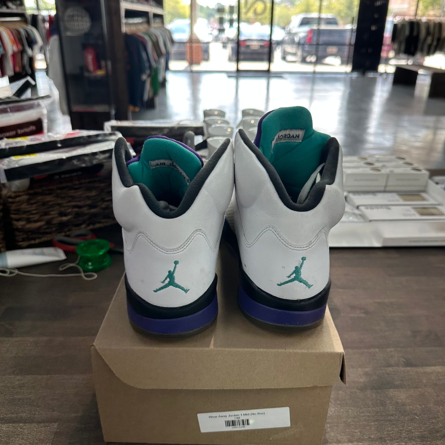 Grape Jordan 5 2013 (USED, No Box)