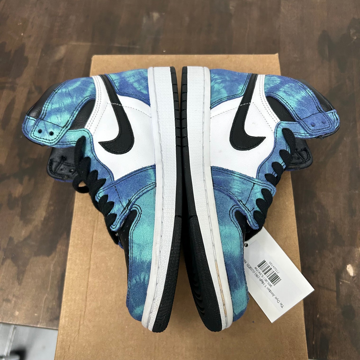 Tie Dye Jordan 1 High (W) (USED, No Box)