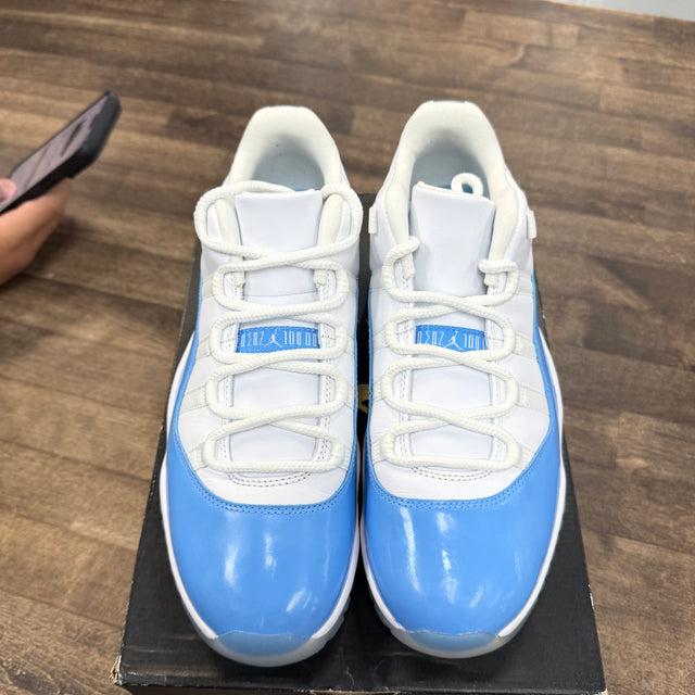 University Blue Jordan 11 Retro Low (Tried On)