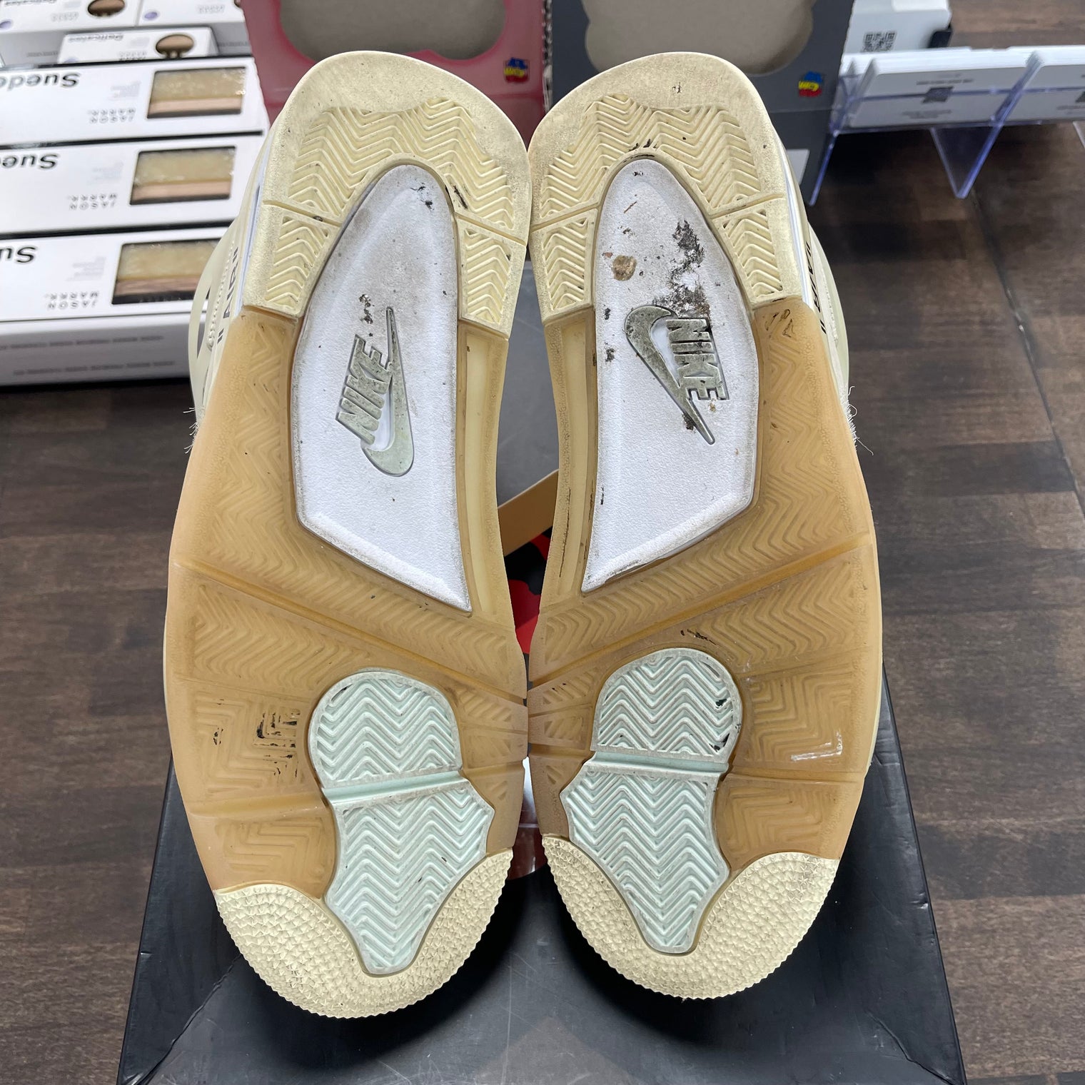 (W) Sail Off-White Jordan 4 (USED)