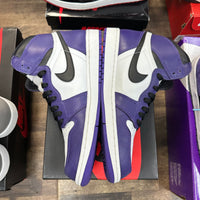 Court Purple White Jordan 1 High (USED)