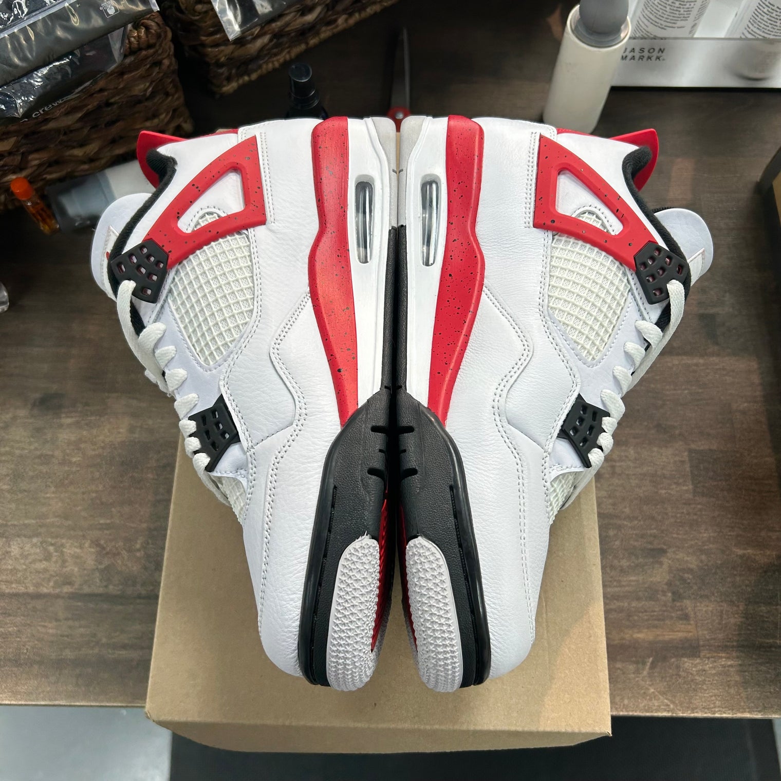 Red Cement Jordan 4 Retro (USED, No Box)