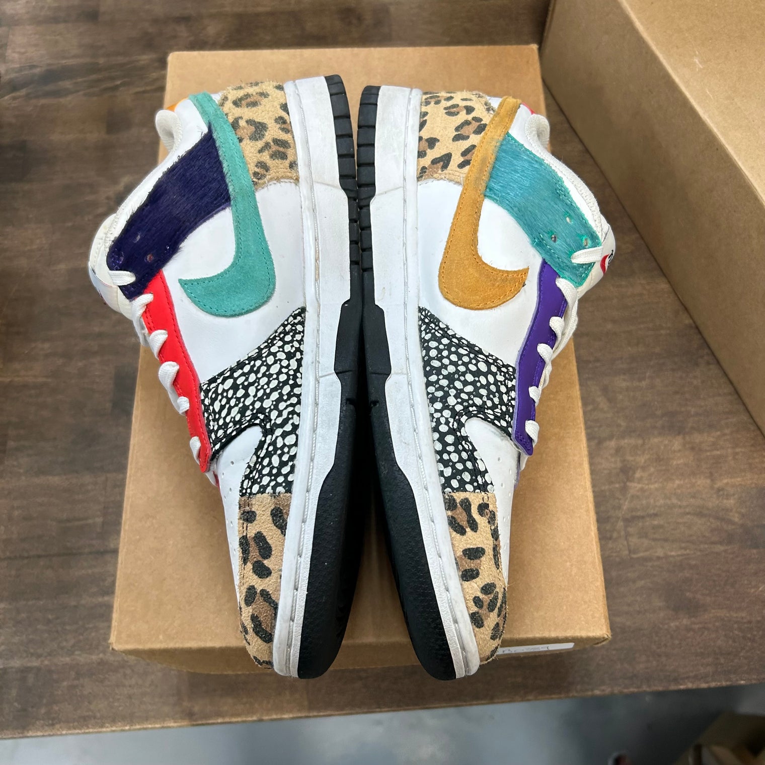 Safari Mix Dunk Low (W) (USED, No Box)