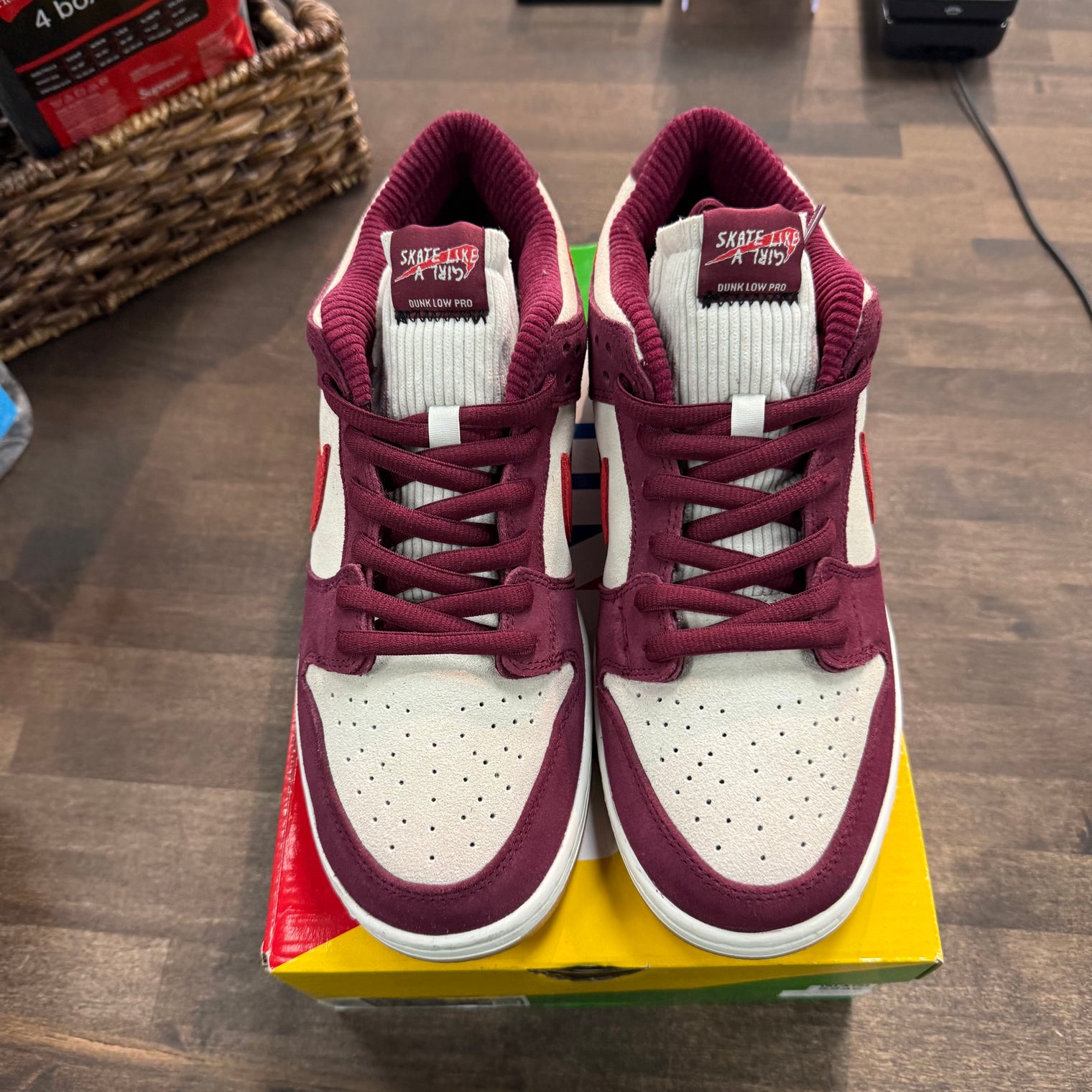 Skate like a Girl Nike SB Dunk Low (Lightly Worn)