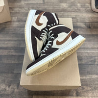 Brown Basalt Oatmeal Jordan 1 Mid SE (W) (USED, No Box)