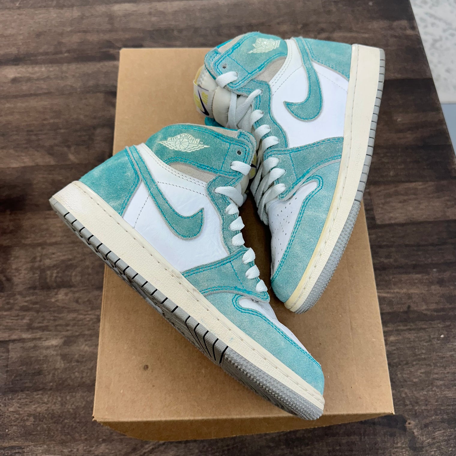 Turbo Green Jordan 1 High (GS) (USED, No Box)