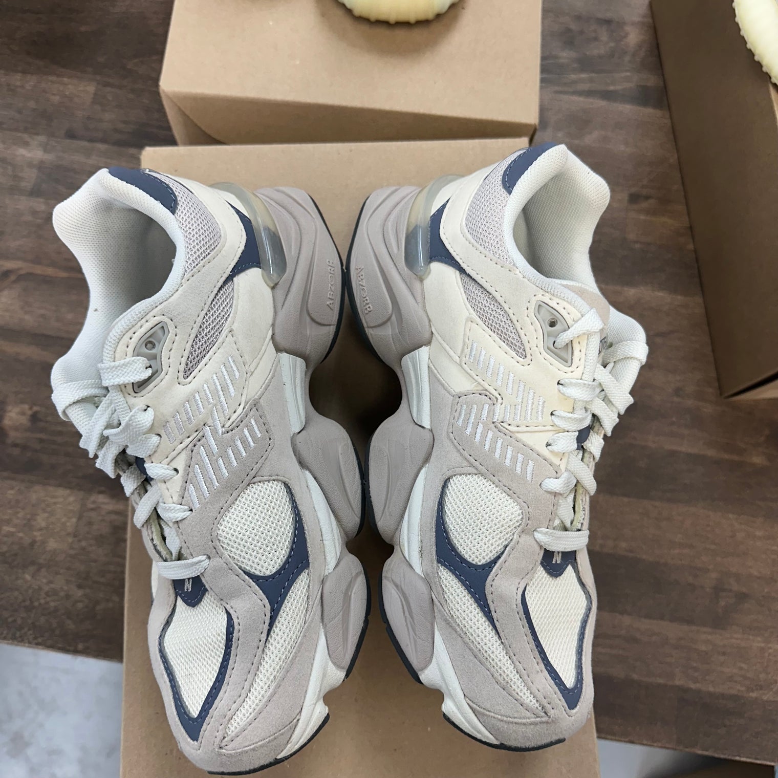 (GS) New Balance 9060 Moonrock Linen (Used)