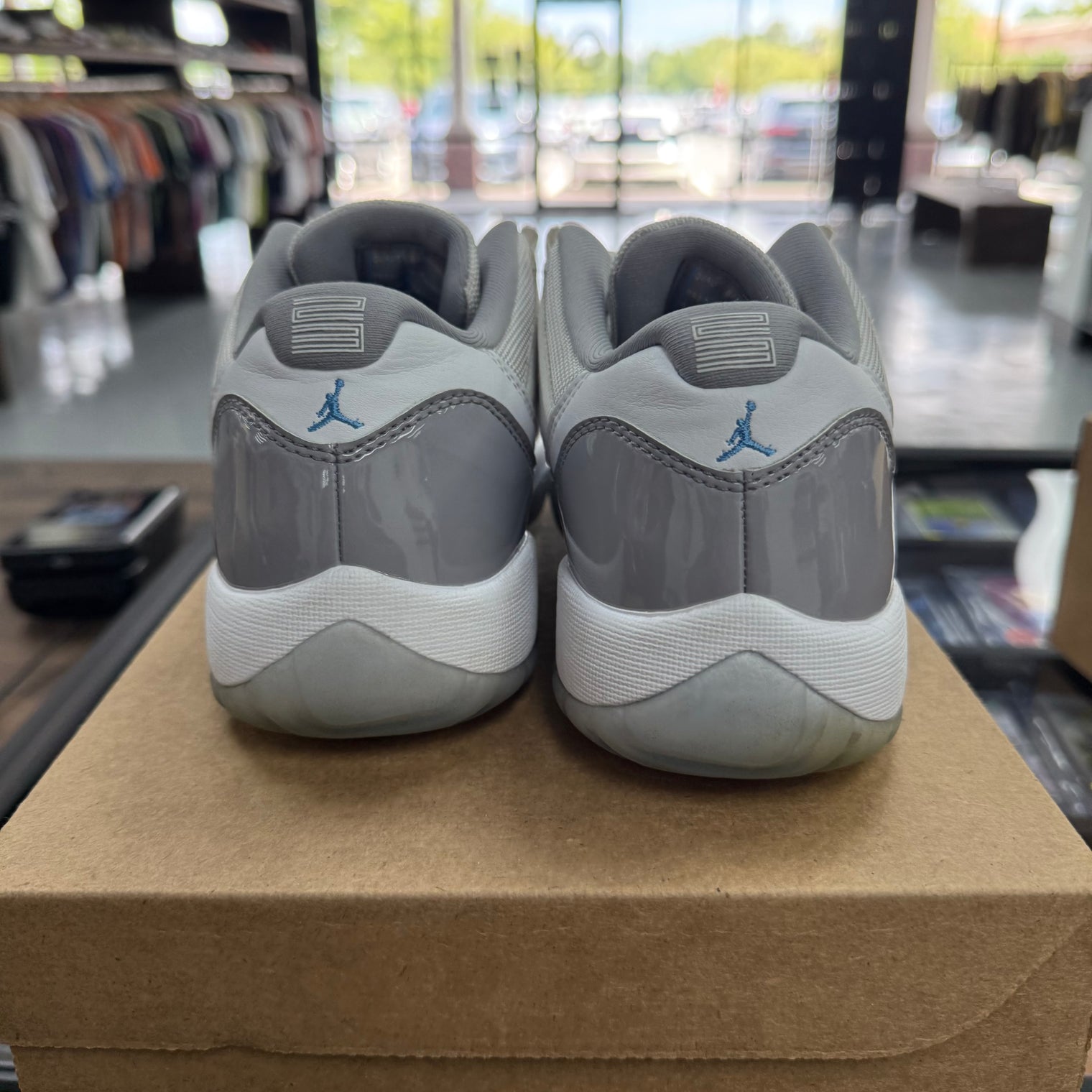 (GS) Cement Grey Jordan 11 Low (USED, No Box)