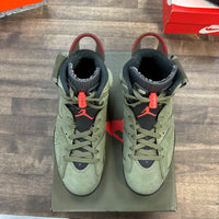 Travis Scott Olive Jordan 6 Retro (USED)