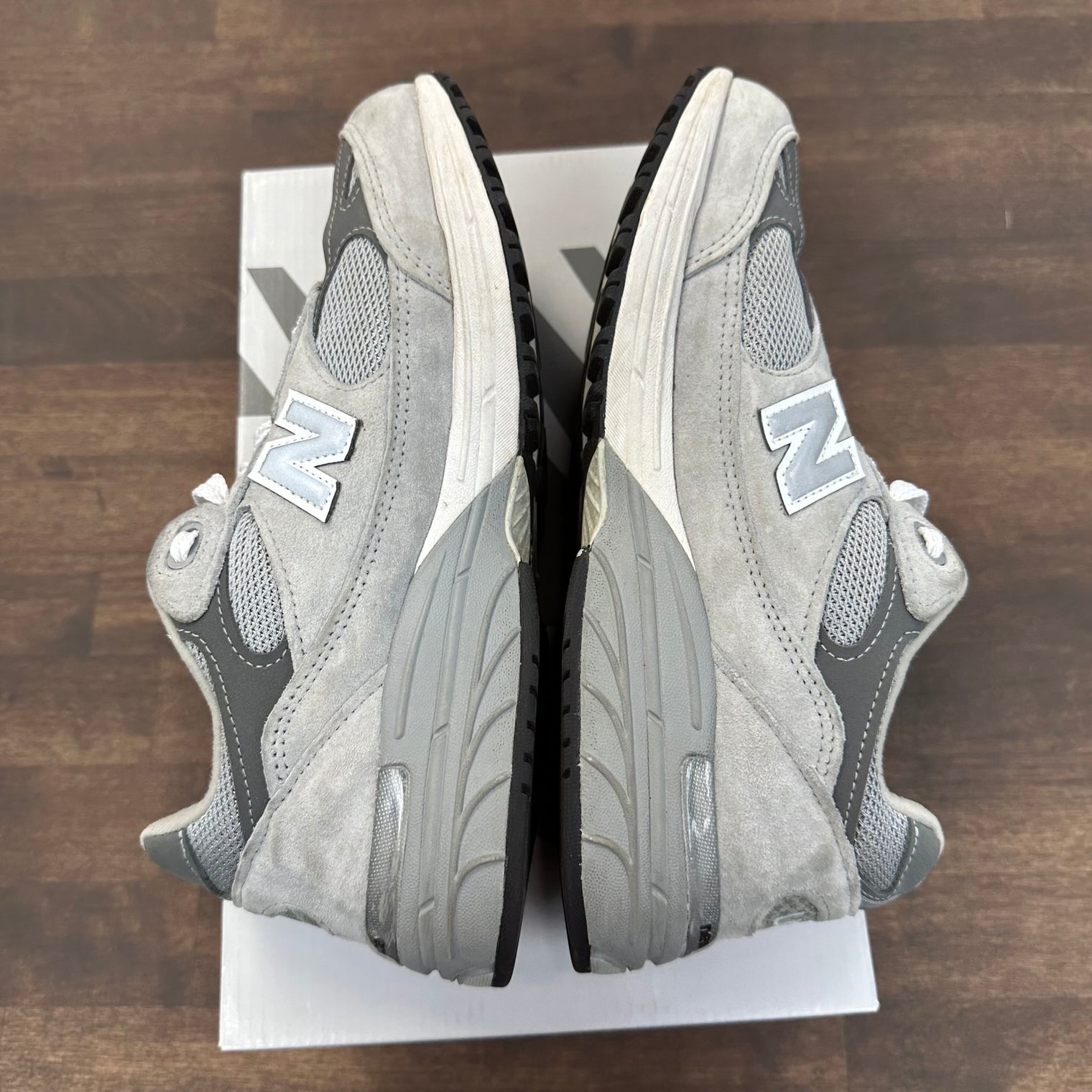 Grey New Balance 993 MiUSA (USED, Wide)