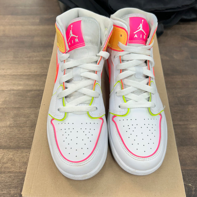 Edge Glow Jordan 1 Mid (GS) (USED, No Box)