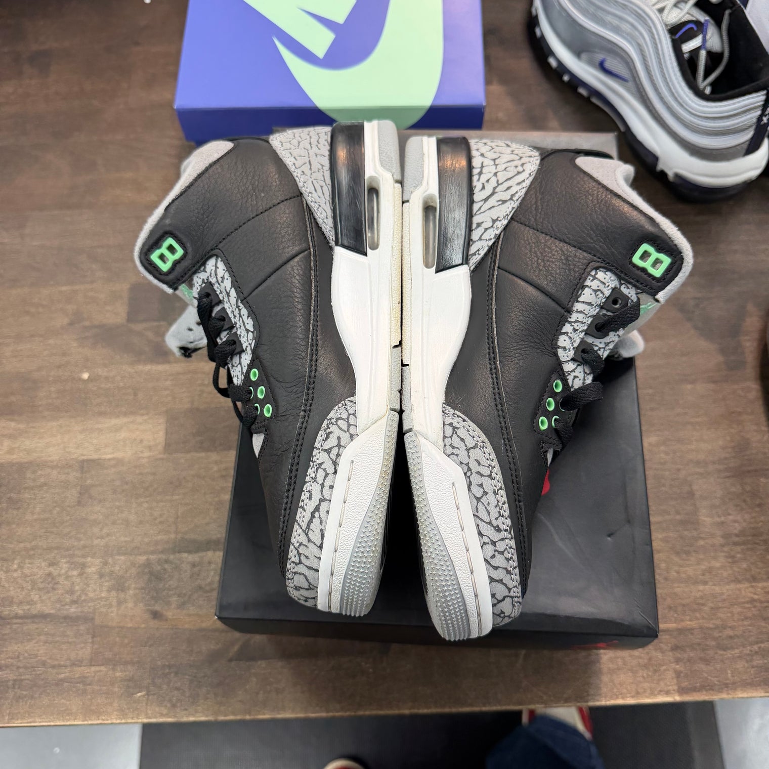Green Glow Jordan 3 Retro (GS) (USED)