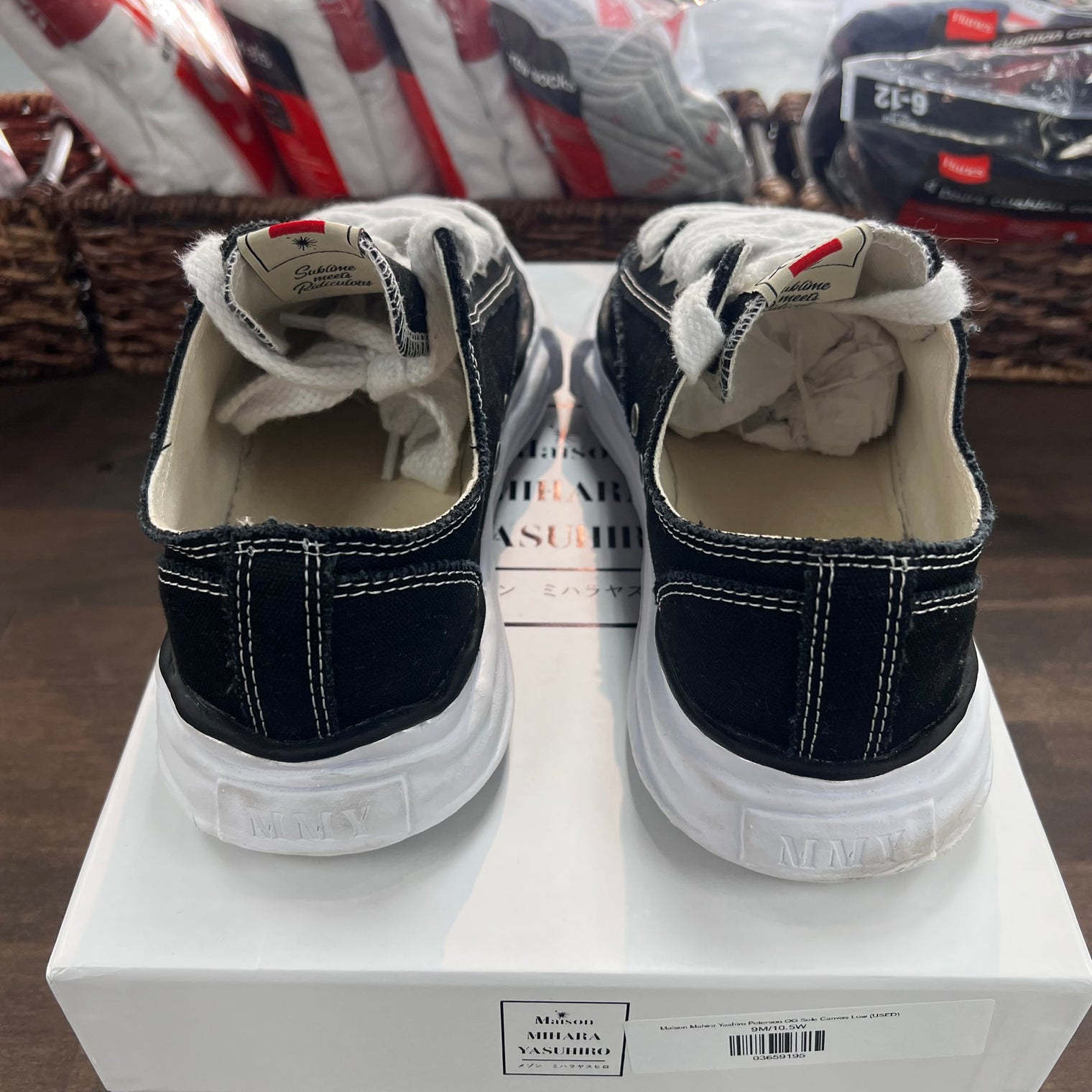 Maison Mahira Yashiro Peterson OG Sole Canvas Low (USED)