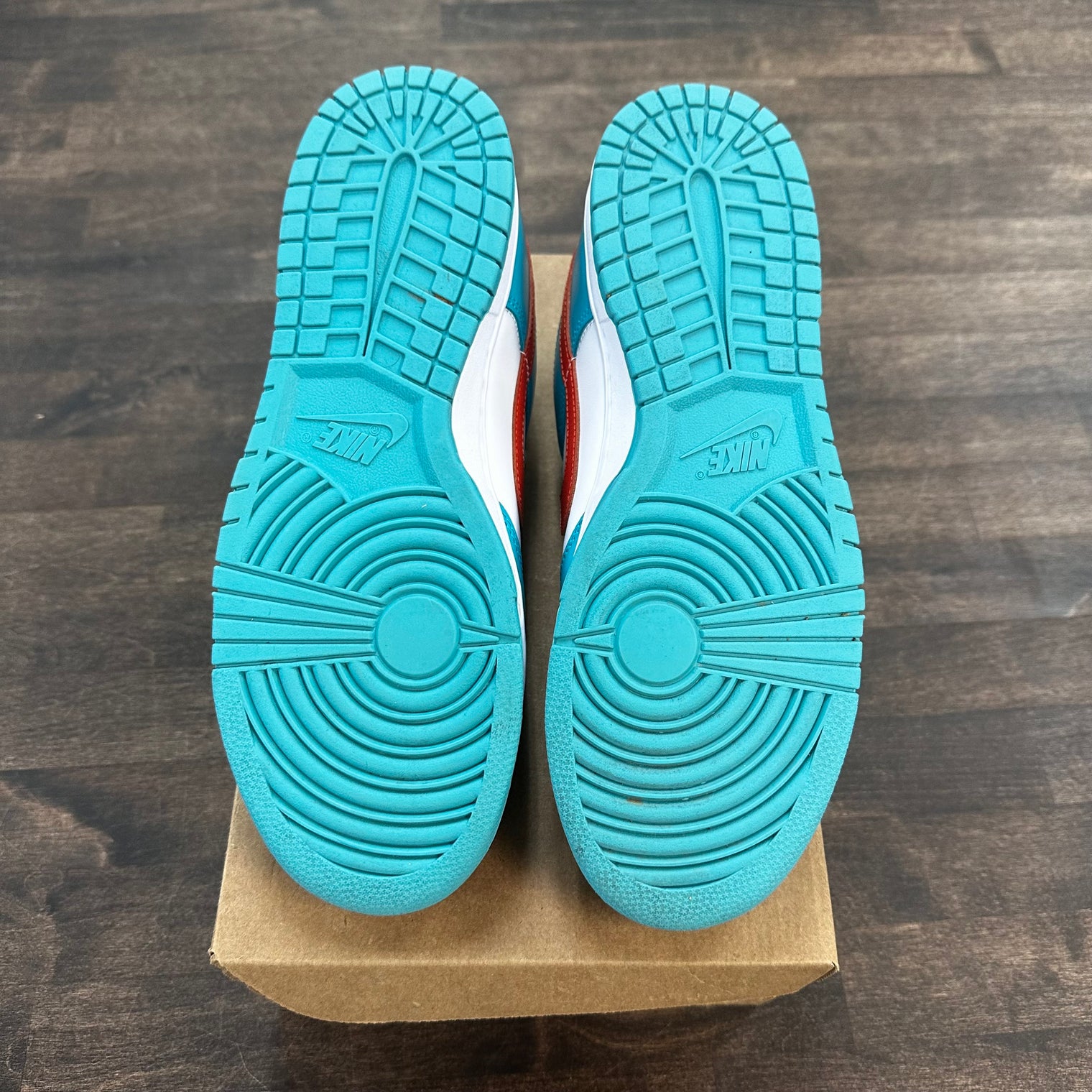 Miami Dolphins Dunk Low (USED, no box)
