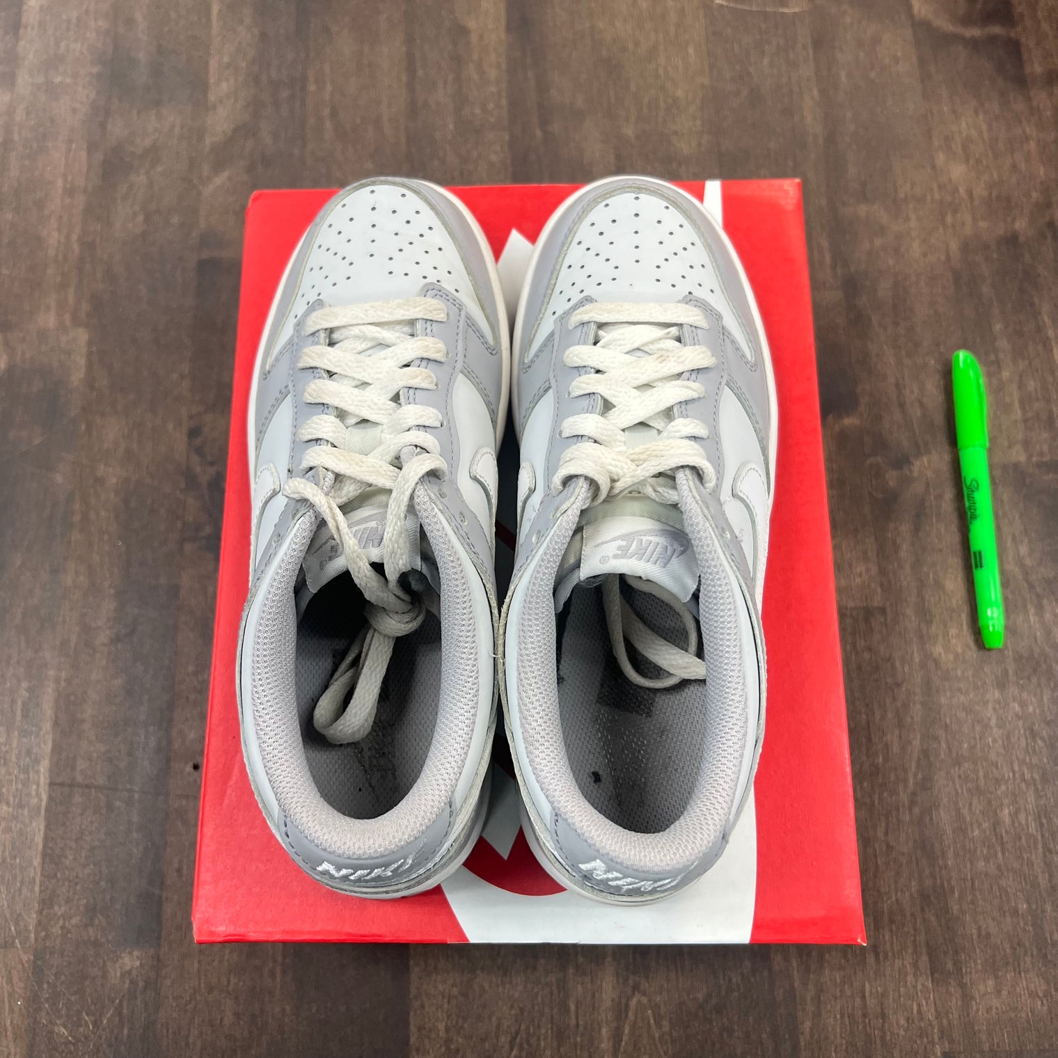 Two Tone Grey Dunk Low (GS) (USED)