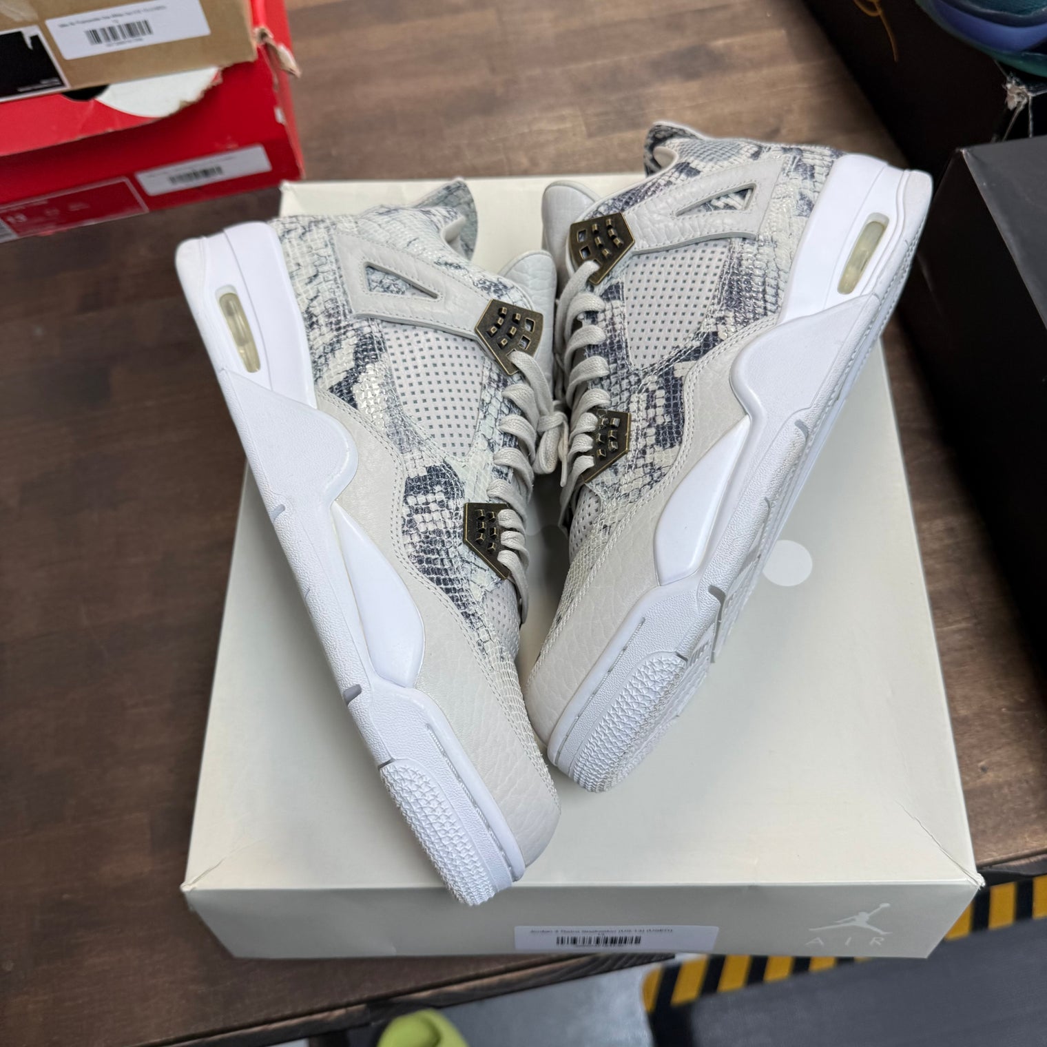 Snakeskin Jordan 4 Retro Pinnacle (US 13) (USED)