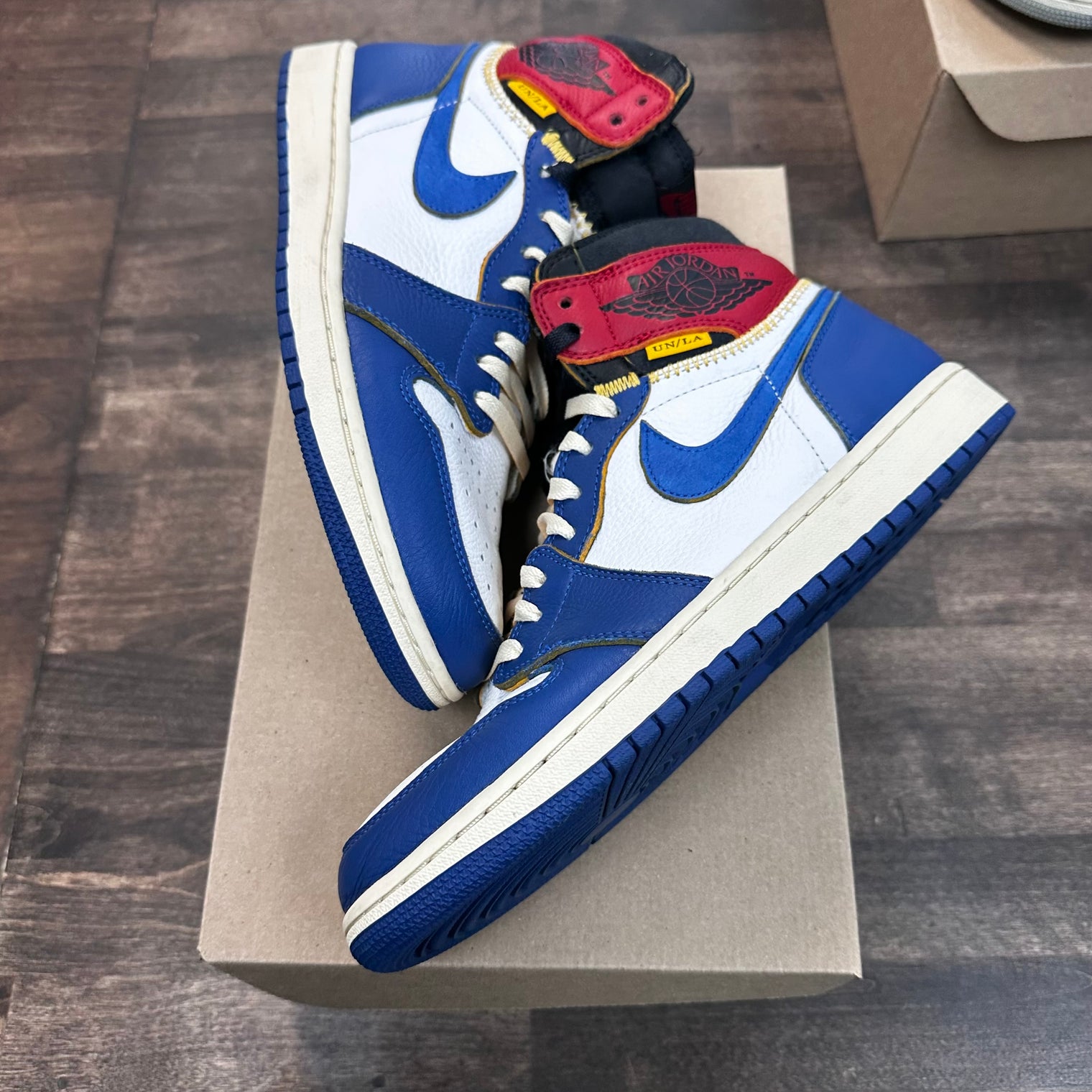 Union LA Storm Blue Jordan 1 High (USED,No Box)