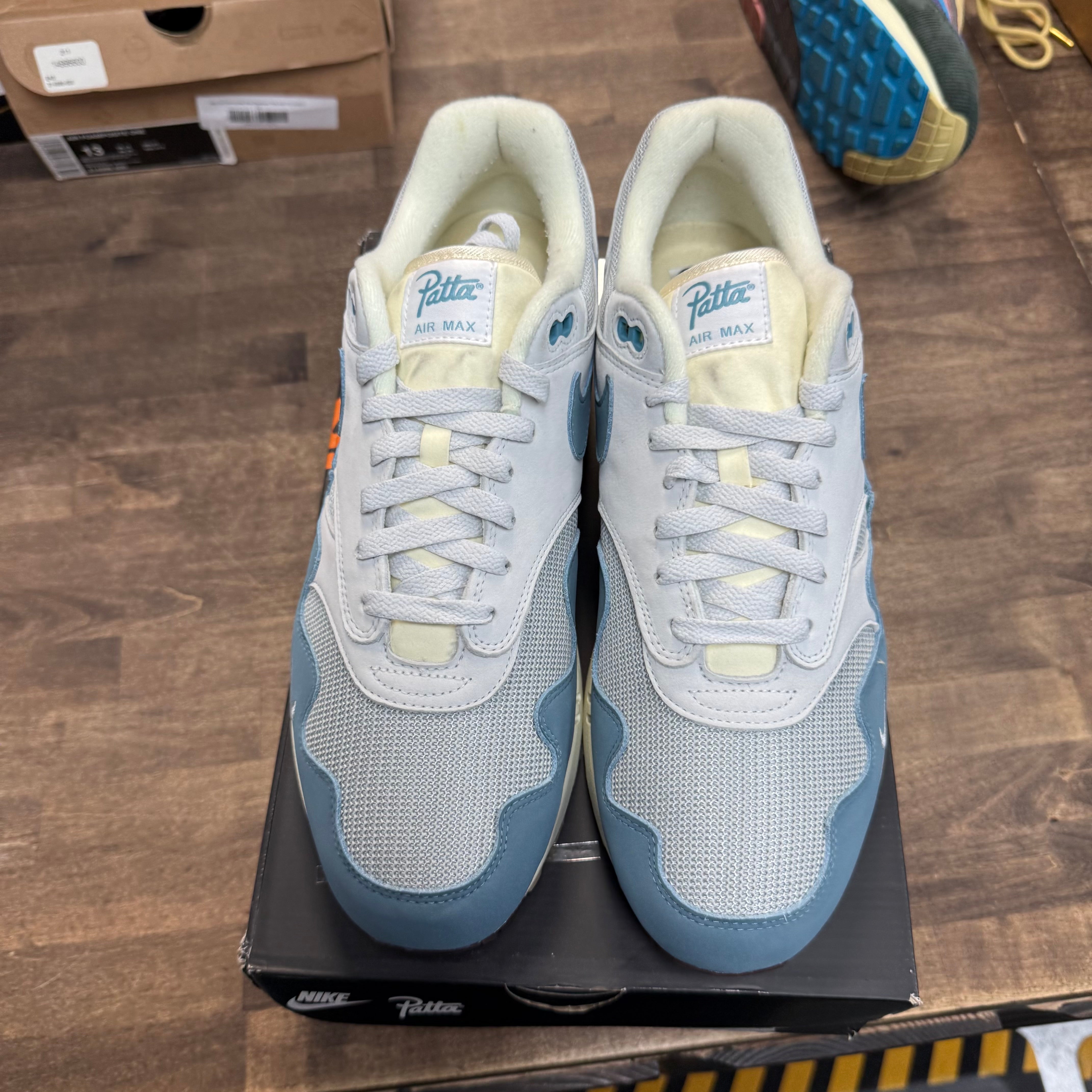 Nike Air Max 1 Patta Waves Noise Aqua (with Bracelet) (US 13) (USED) Size 13 (Pre-Owned) - Image 2
