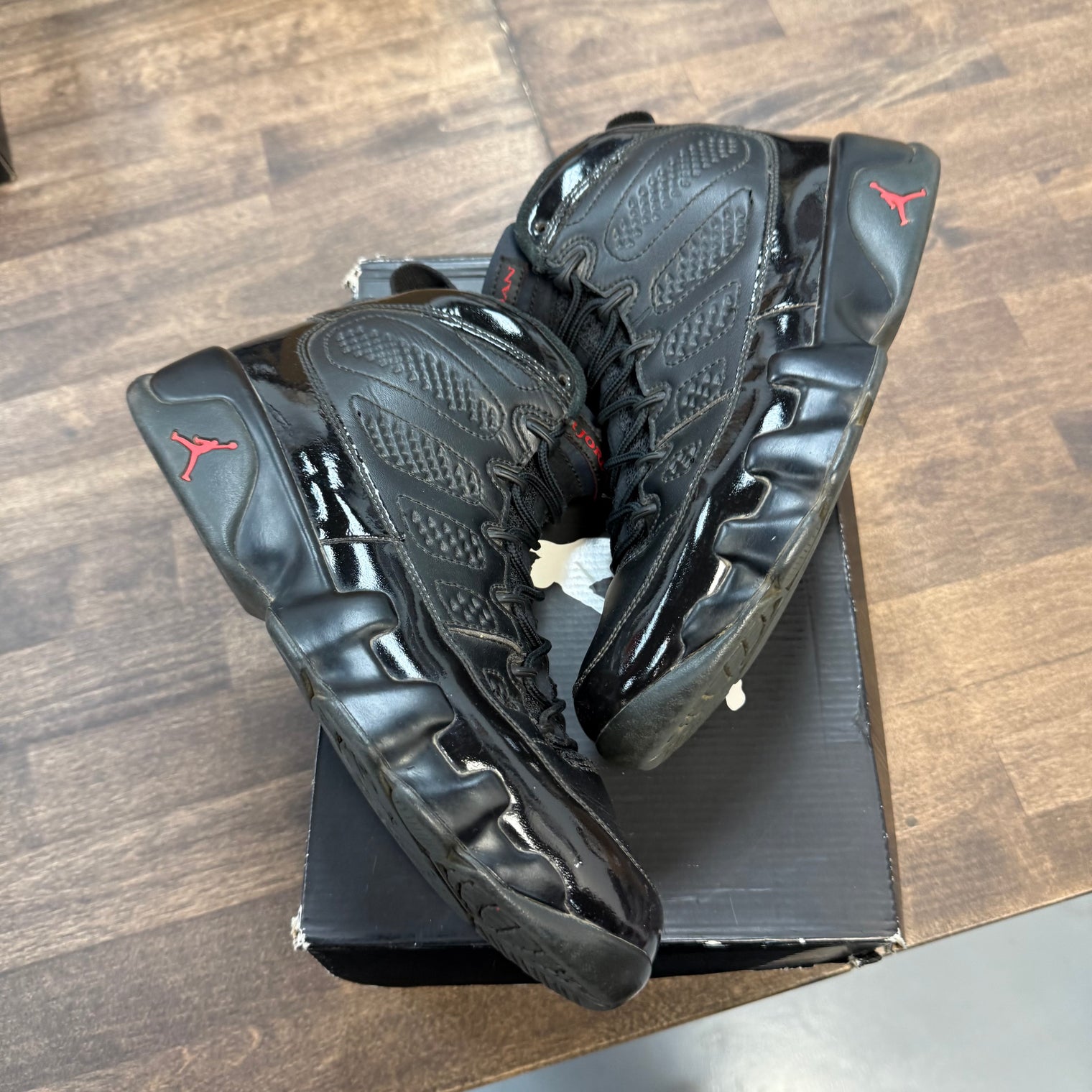 Patent Bred Jordan 9 (USED, Replacement Box)