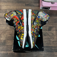 Concepts Stain Glass SB Dunk High (USED, No Insoles, Separating)