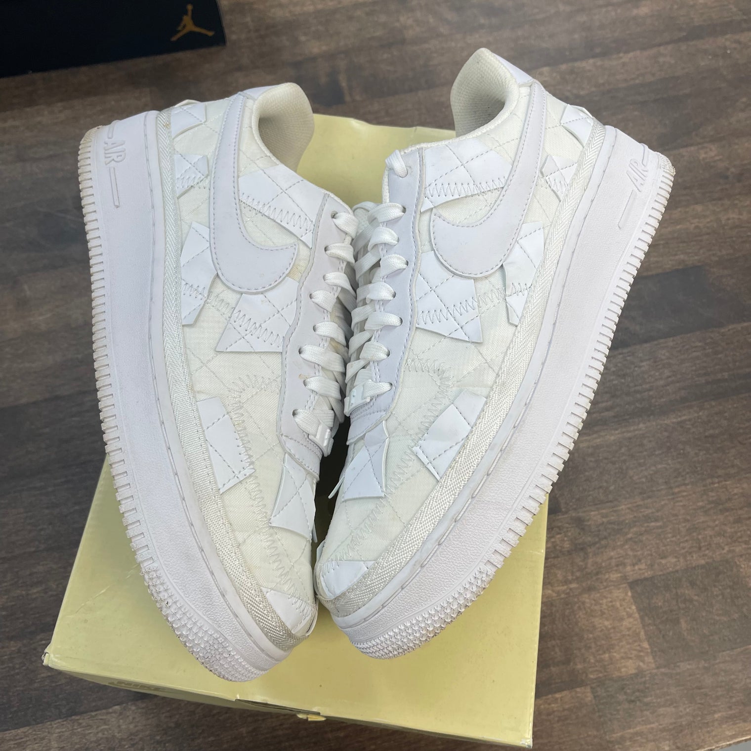 Billie Eilish Triple White Air Force 1 (USED)