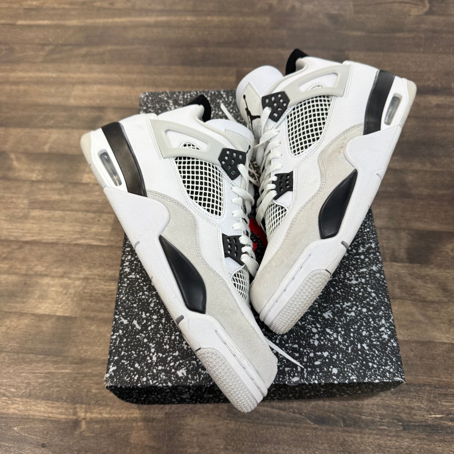 Military Black Jordan 4 Retro (USED)