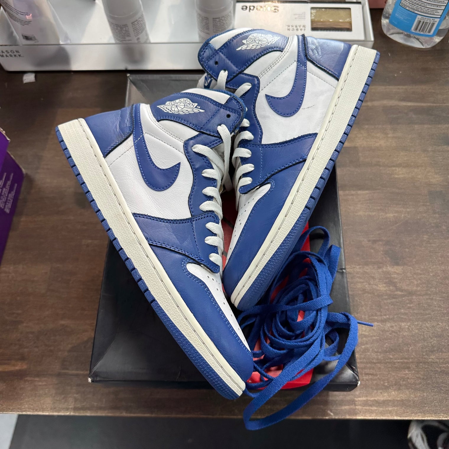 Storm Blue Jordan 1 High (USED)