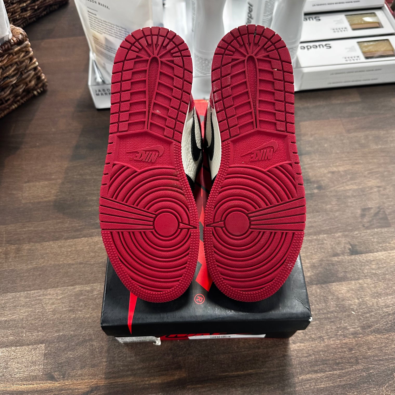 Bred Toe Jordan 1 High (GS) (USED)