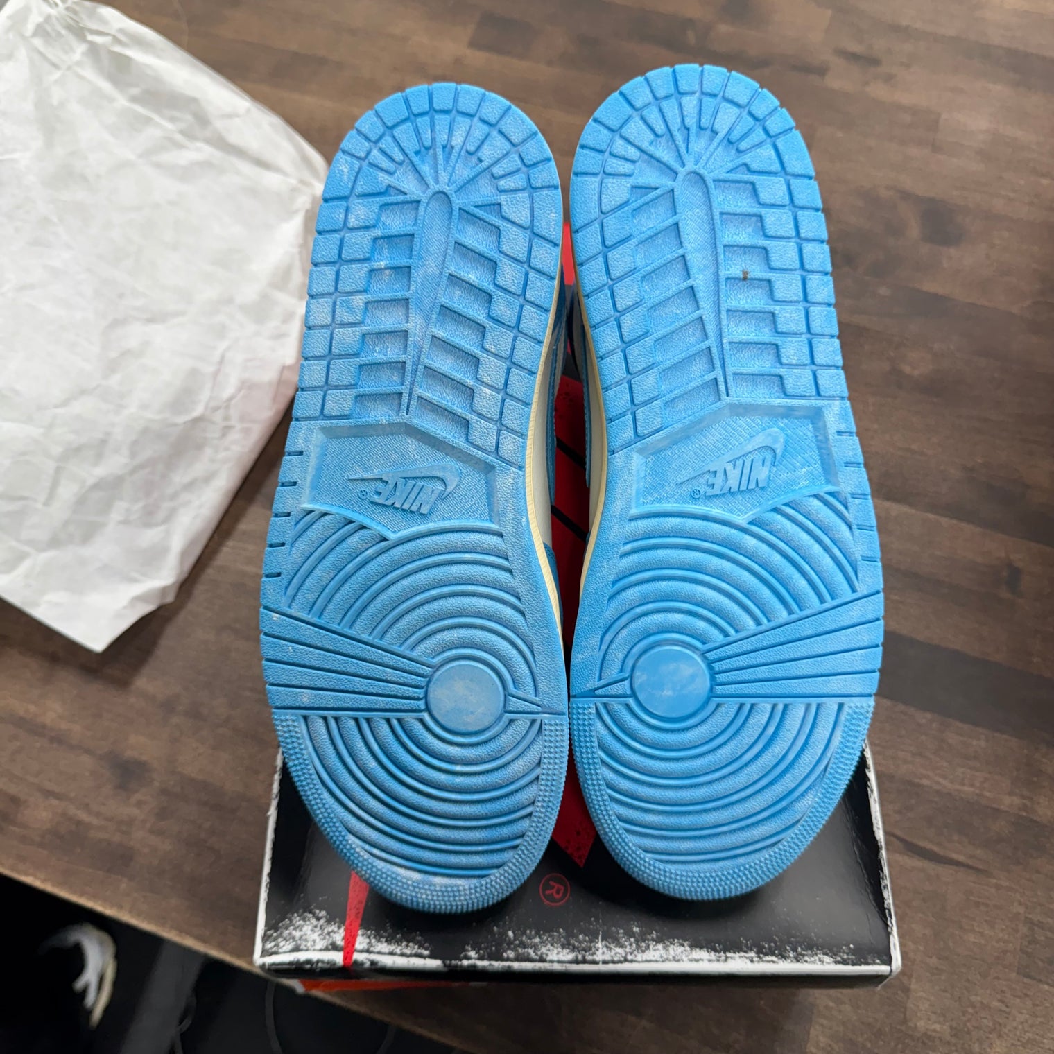 UNC Reimagined Jordan 1 High (USED)