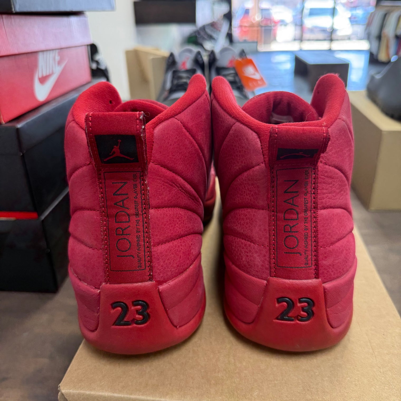 Gym Red Suede Jordan 12 (USED,No Box)