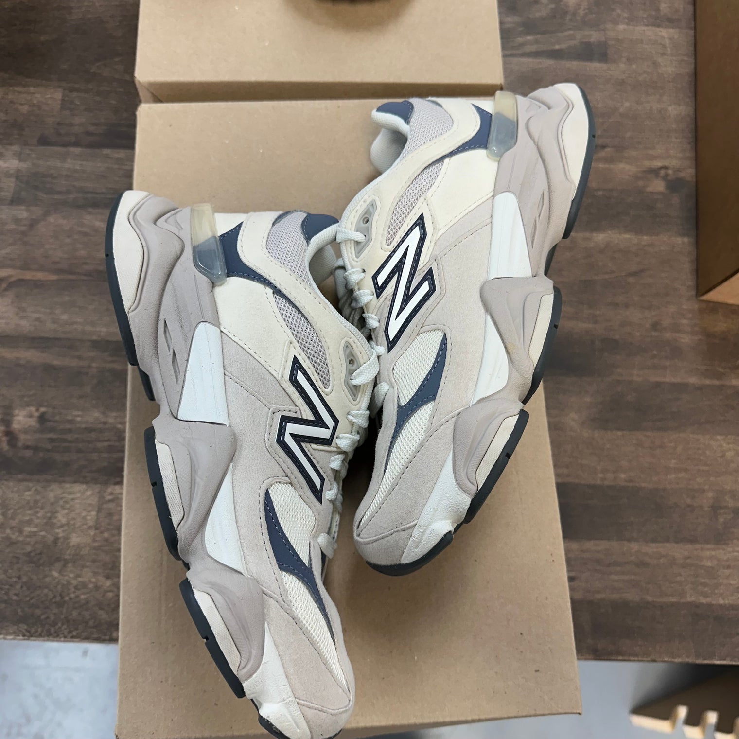(GS) New Balance 9060 Moonrock Linen (Used)