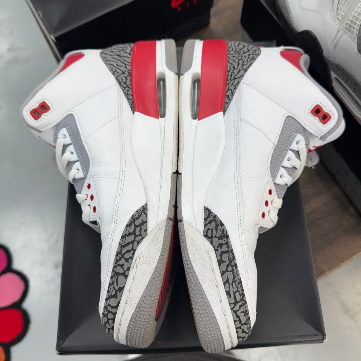 Fire Red Jordan 3 Retro (USED)