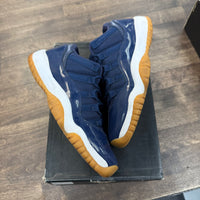 Navy Gum Jordan 11 Low (GS) (USED, Replacement Box)