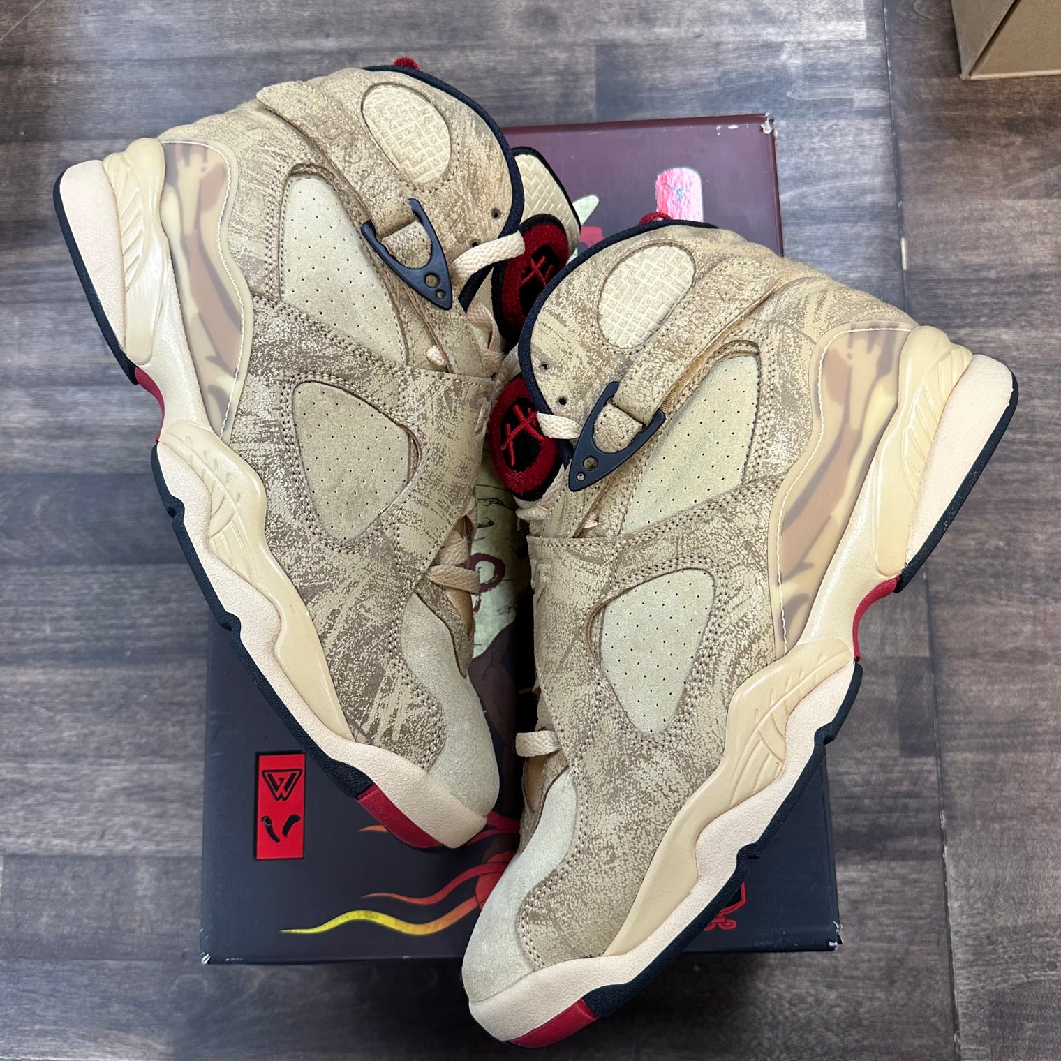 Rui Hachimura Black Samurai Jordan 8 Retro (USED)