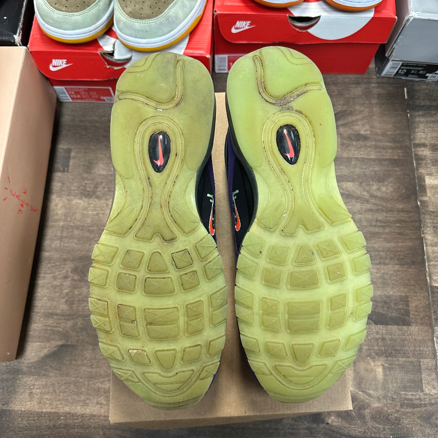 Halloween Slime Nike Air Max 97 (USED, No Box)