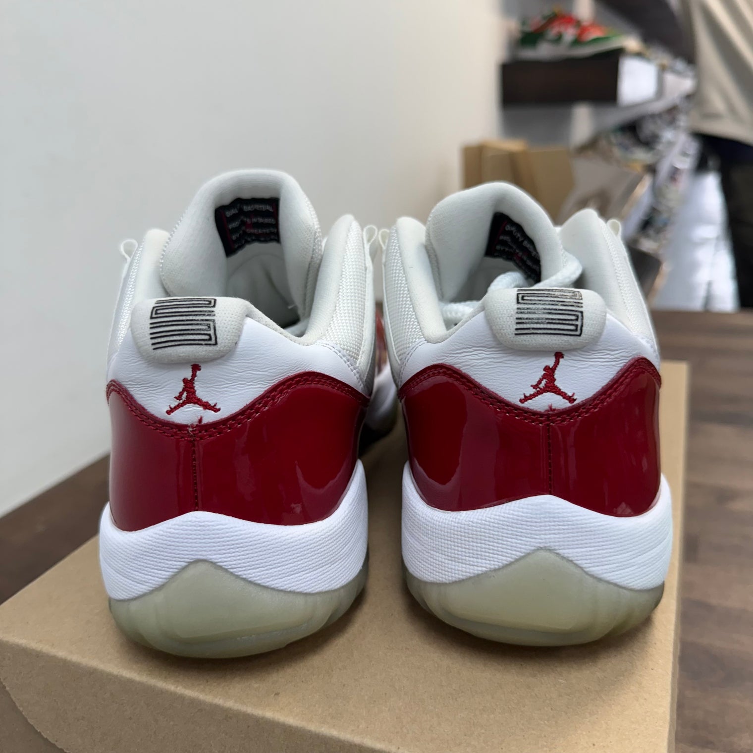 Cherry Jordan 11 Low (USED, No Box)