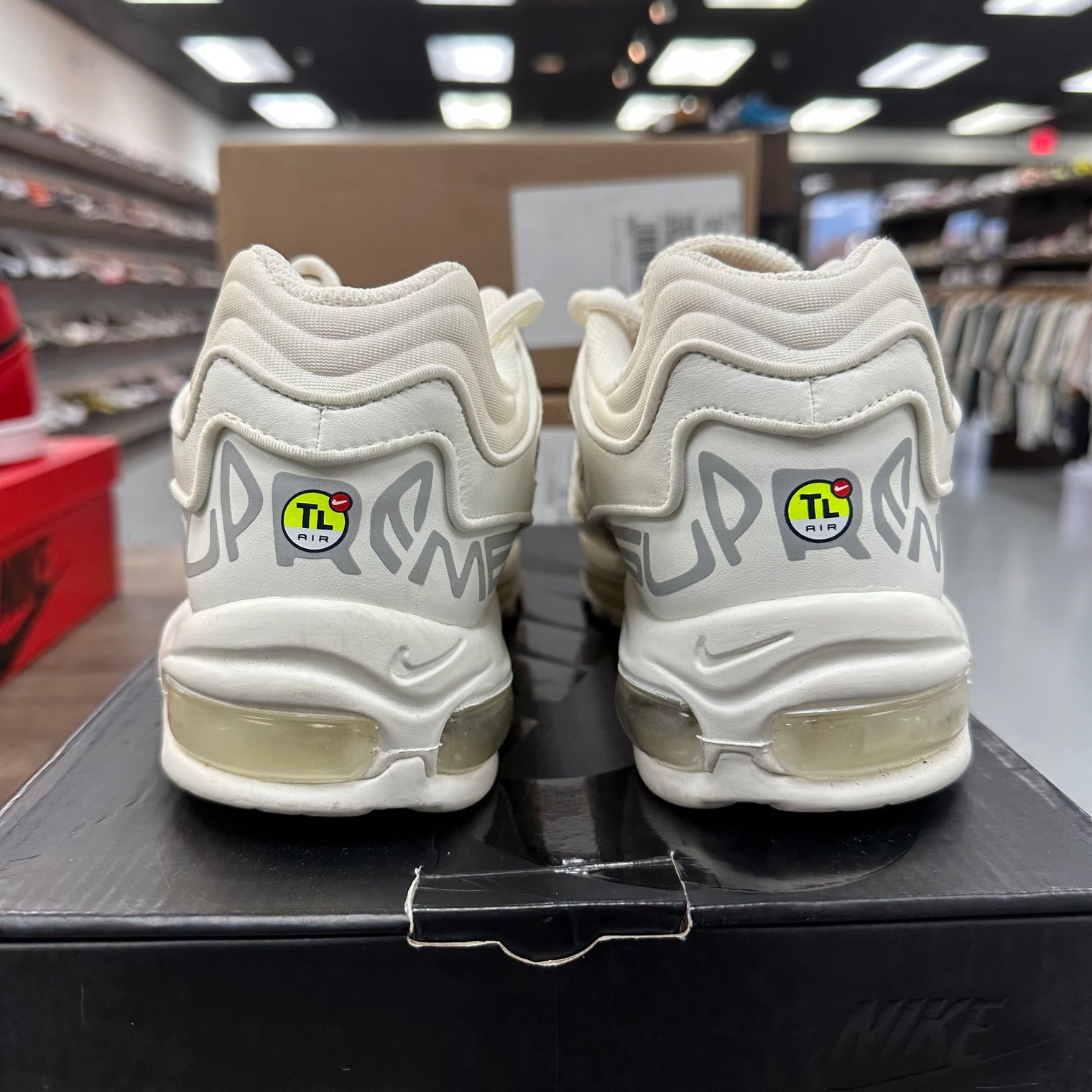 Supreme White Nike Air Max 98 TL (USED)