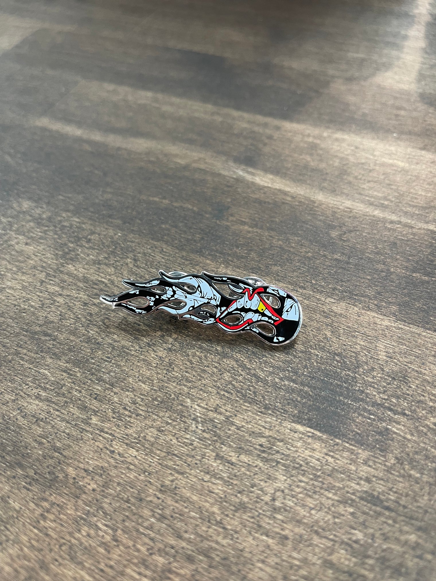Chrome Hearts Sex Records Flame Lips Pin
