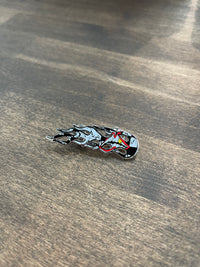 Chrome Hearts Sex Records Flame Lips Pin