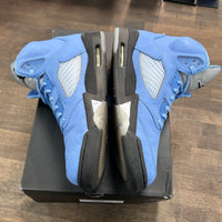 UNC University Blue Jordan 5 Retro (USED)