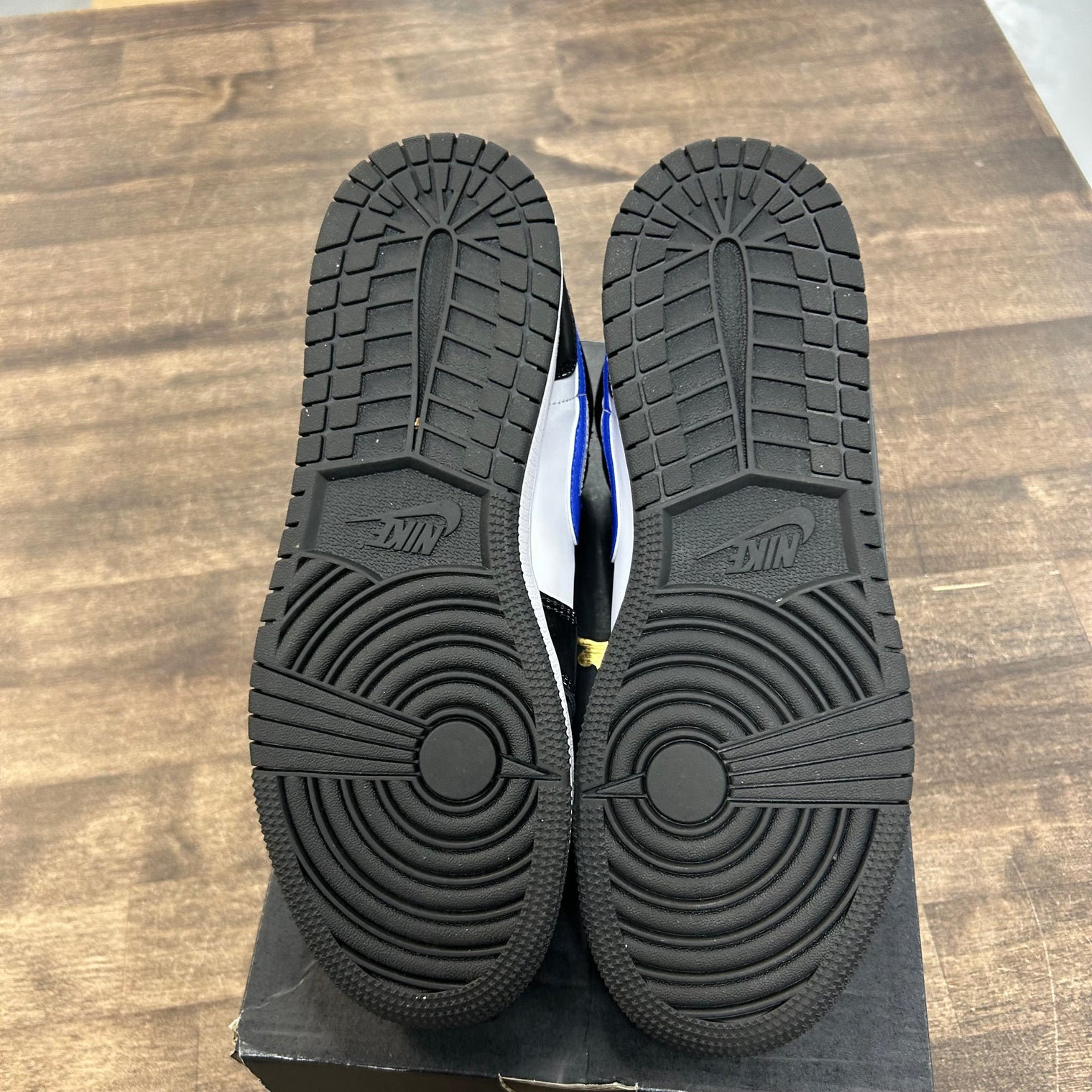 Black Racer Blue White Jordan 1 Mid (GS) (USED)