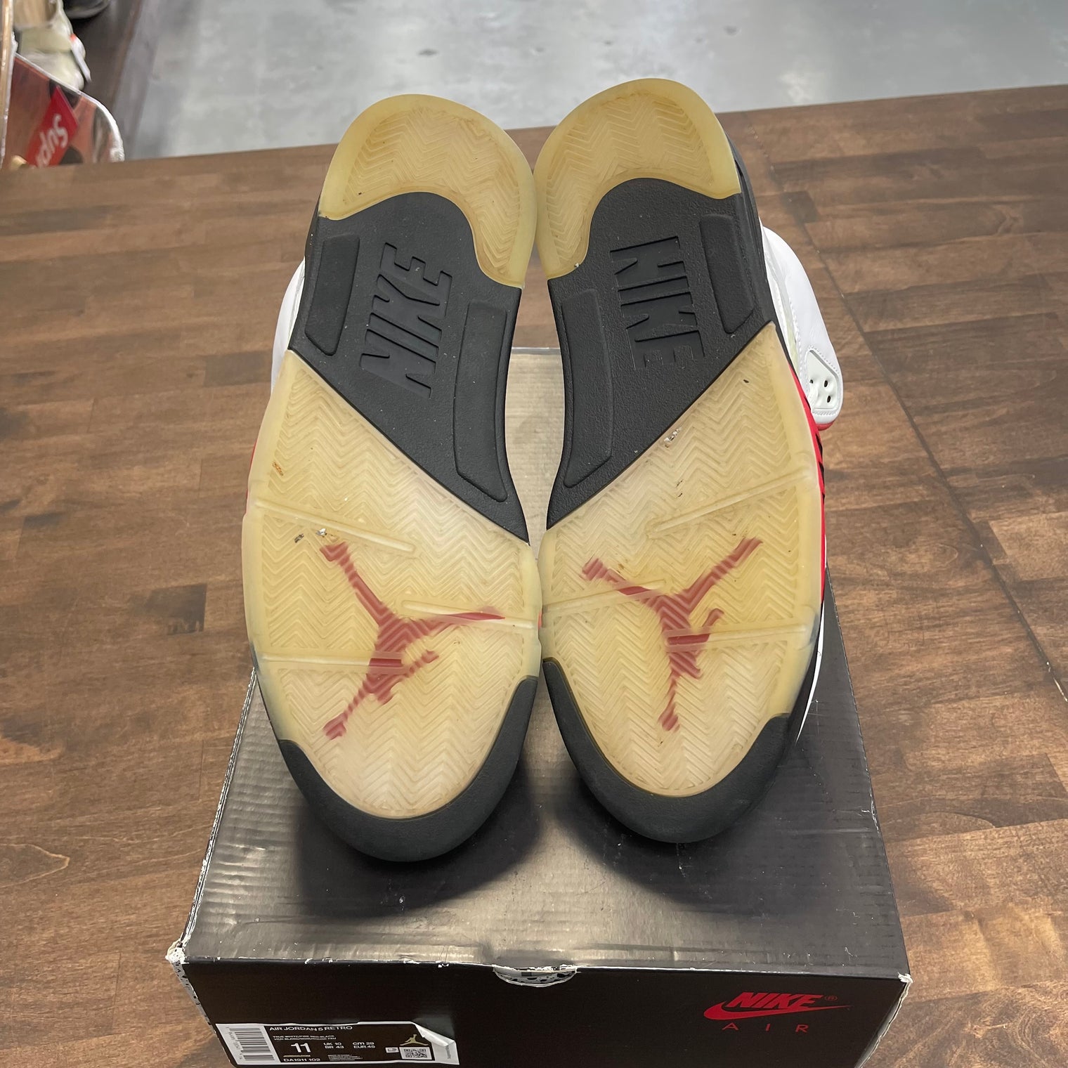 Fire Red Jordan 5 (USED)