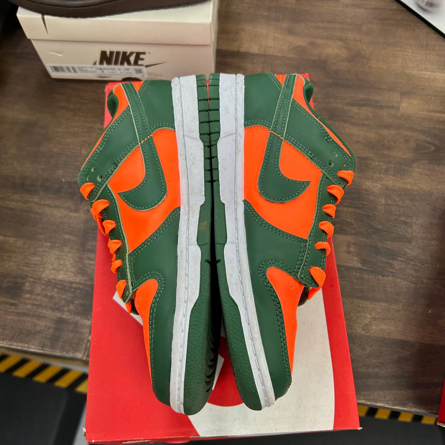 Miami Hurricanes Nike Dunk Low Retro (USED)